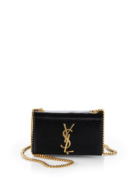 yves saint laurent bag black|black ysl bag with chain.